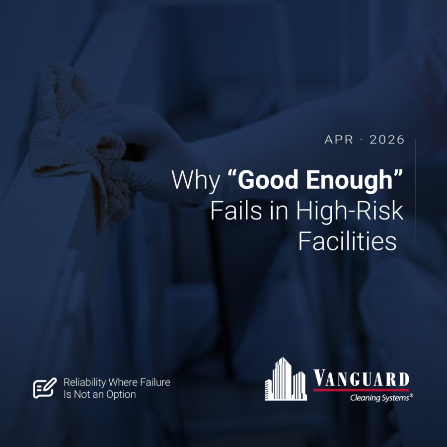 Banner with the text for Why Good Enough Fails in High-Risk Facilities with a dark blue background